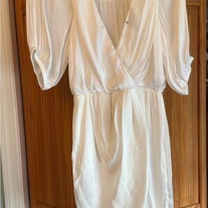 Collective Concepts White Long Sleeve Dress